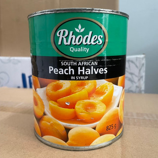 Đào Ngâm Rhodes Lon Lớn 825g - Nắp giật tiên dụng