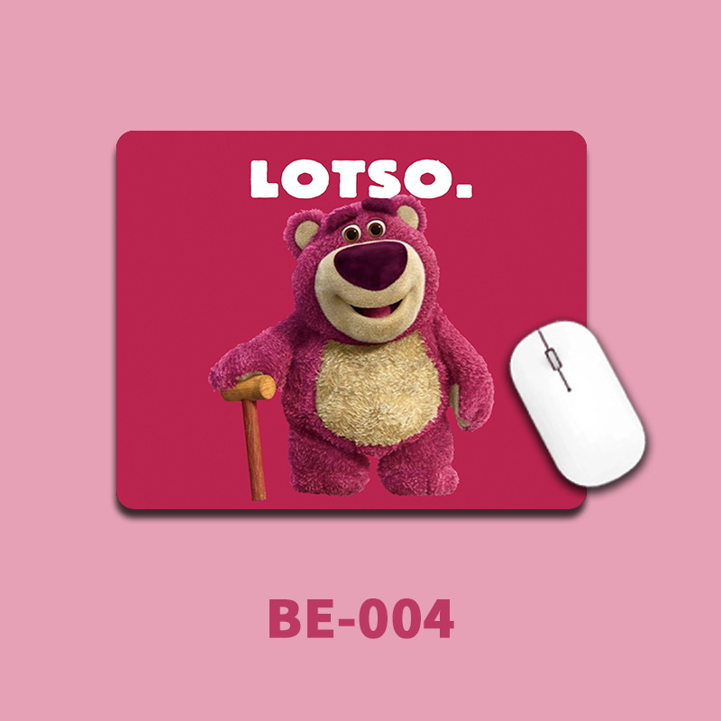 Lót Chuột Máy Tính In Hoạt Hình Gấu Dâu Tây Lotso Dễ Thương Cho Nữ