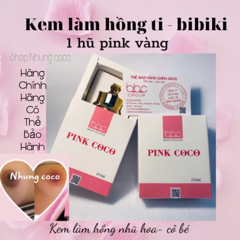 Kem làm hồng nhũ hoa Pink coco