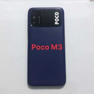 Bộ vỏ +sườn POCO M3 (Bộ gồm lưng ,xương ,nút bấm volum)