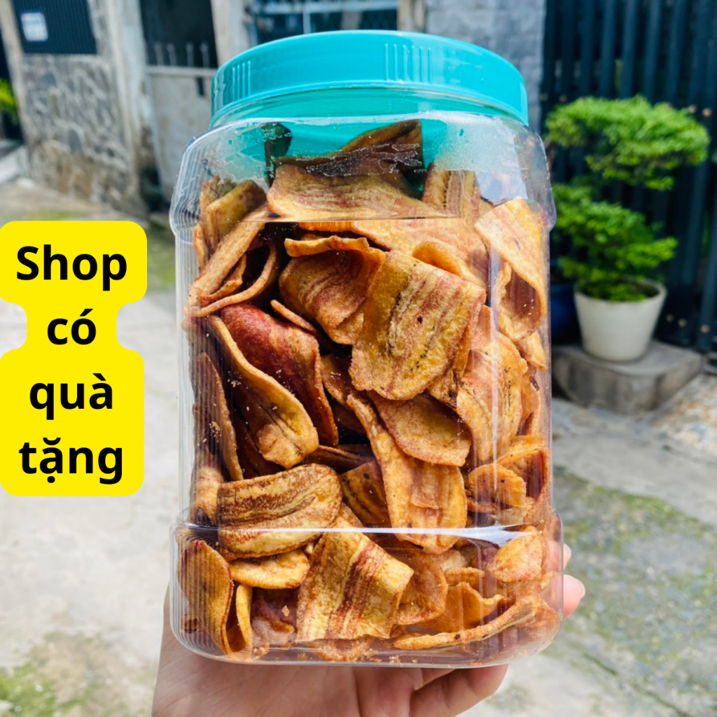 Chuối sấy không đường không dầu đặc sản gia lai