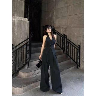 Áo gile yếm cúc + quần của set áo gile yếm eclipse clothing