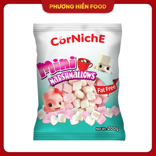 Kẹo xốp Marshmallows (trắng + hồng) 200g