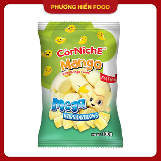 Kẹo dẻo corniche marshmallow vị xoài 100g - kẹo xốp mango