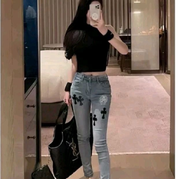 Quần jeans Chrome heart dáng ôm[kèm bảng size]