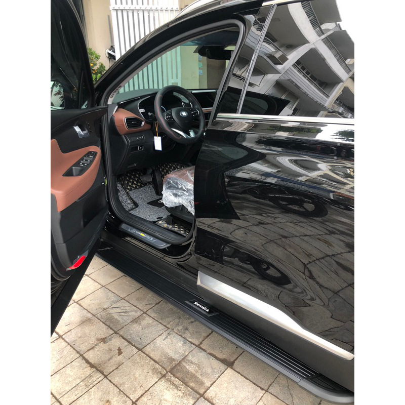 Bậc lên xuống, bệ bước chân cho Huyndai Santafe 2008 - 2012