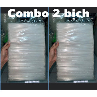 Ống hút phi 12 trong bọc từng cái - 500g/bịch