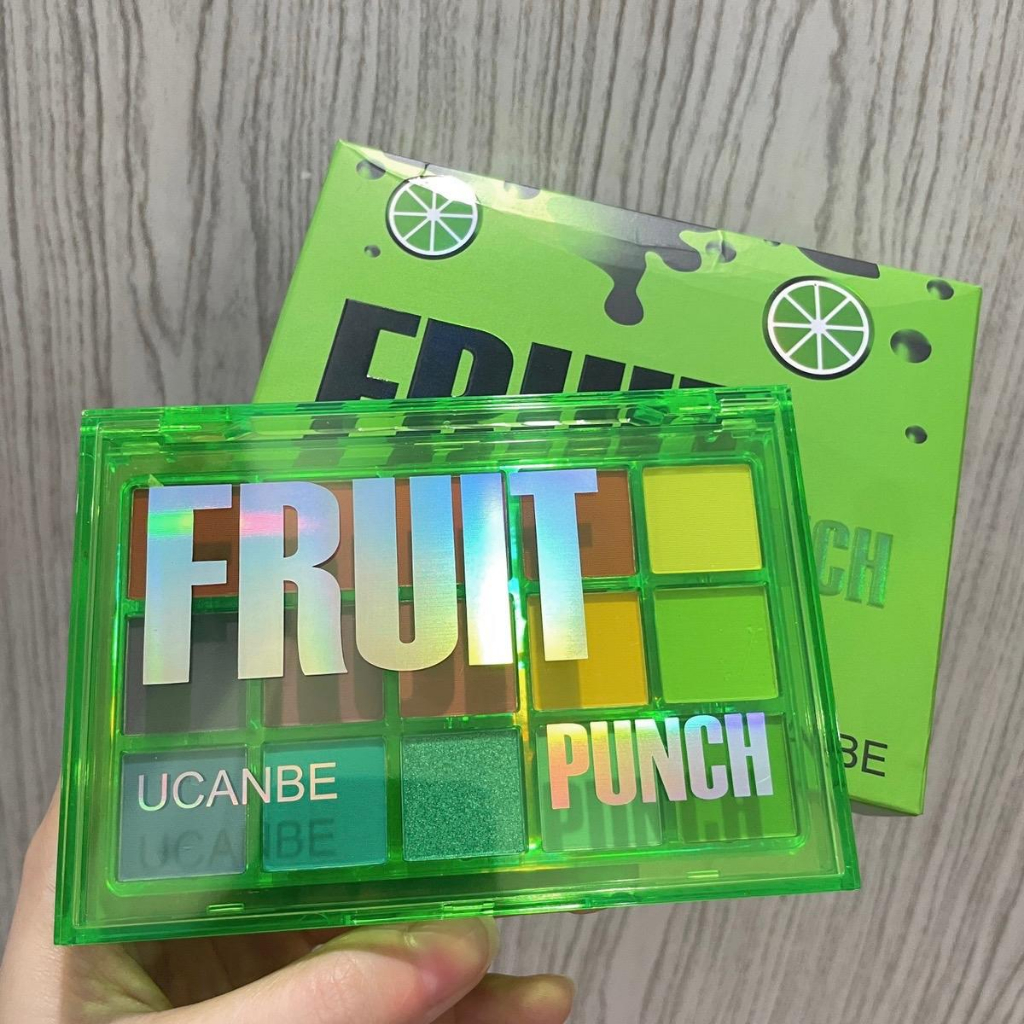 Bảng phấn mắt màu lì UCANBE ( vỏ xanh lá )