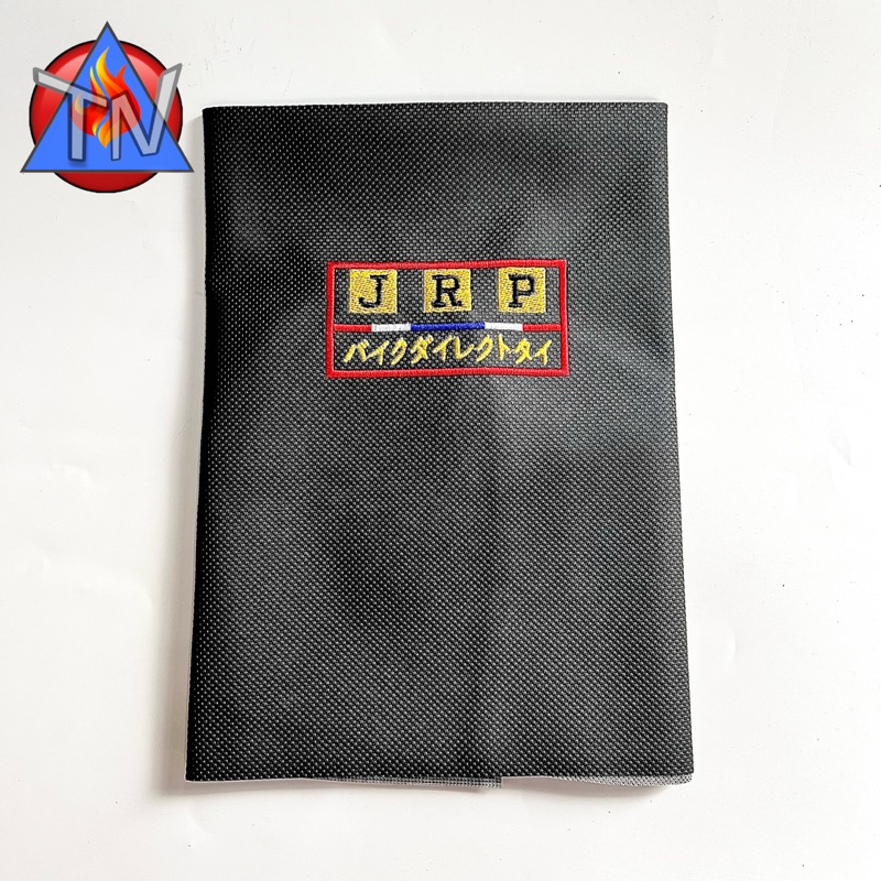 Da yên thái chữ thêu logo co giãn