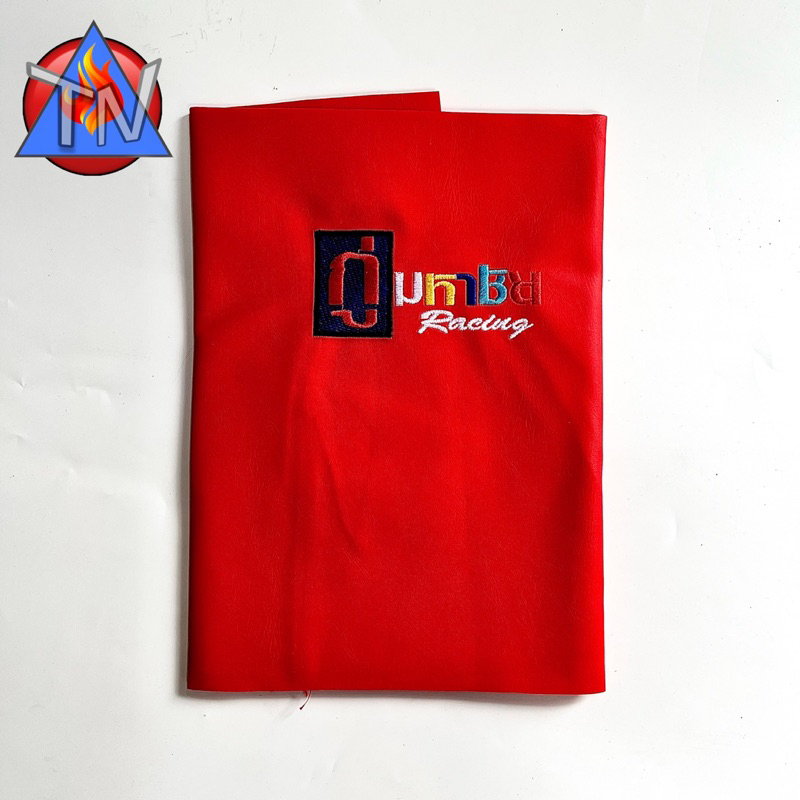 Da yên thái chữ thêu logo co giãn