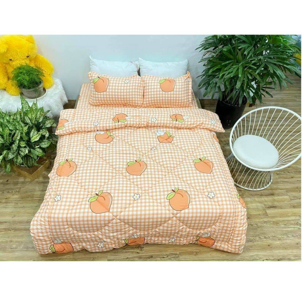 Chăn Phao Trần Bông Dày Dặn , mền Phao Cực Ấm Chất Liệu Poly Cotton Kích Thước 1M8*2M Được Chọn Mẫu - [LÁ NGỌC VÀNG]