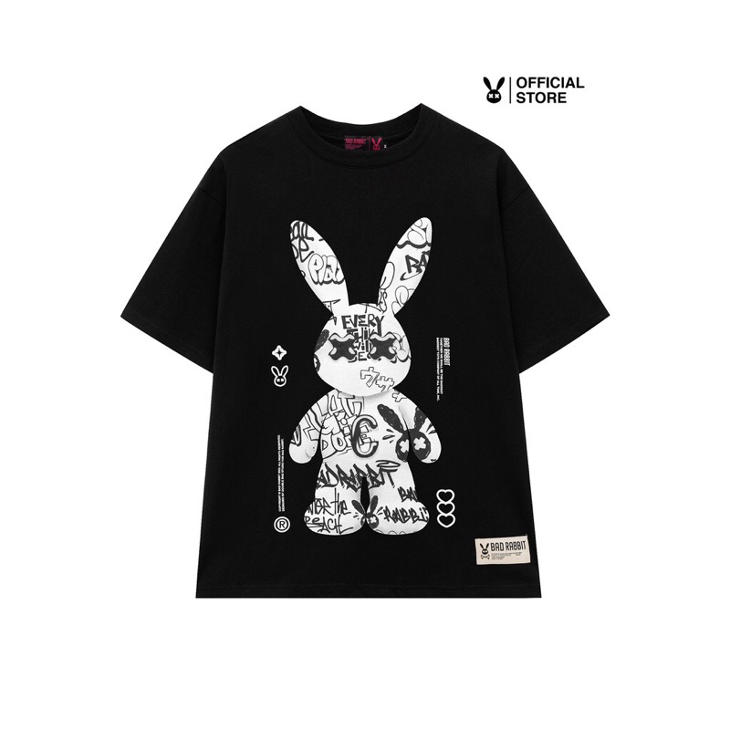 [Pass] Áo thun Bad Rabbit màu đen size L
