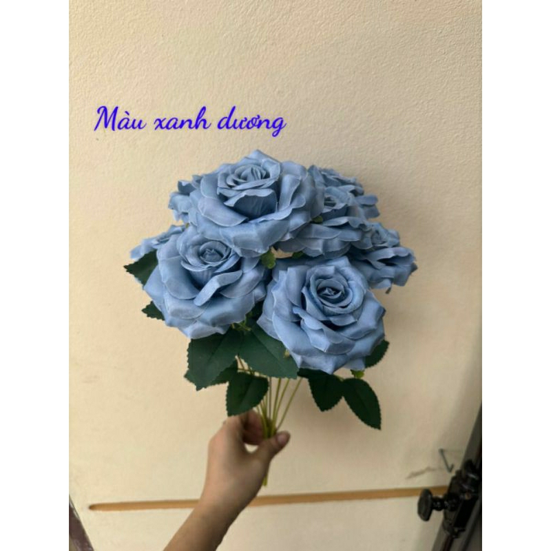 Cành hồng khô 9b trang trí siêu xinh