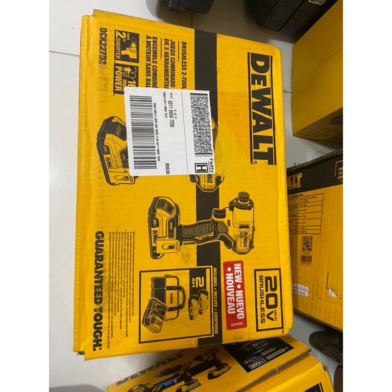 COMBO PIN VÍT SẠC DEWALT DCF840 DCF840D1  DCF840C2 BRUSHLESS 20-VOLT