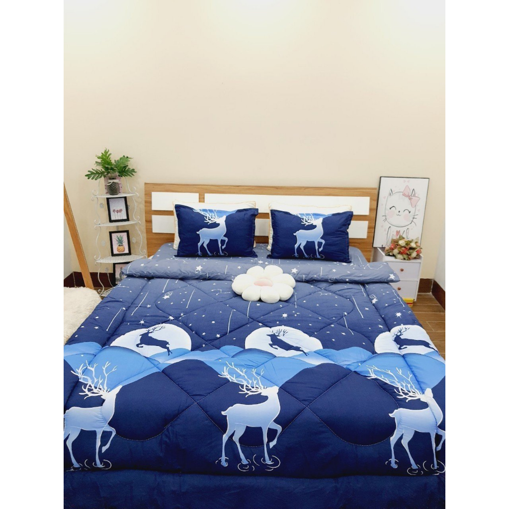 Chăn Phao Siêu Nhẹ Trần Bông Hơi Dày Dặn - Kích Thước 1m8 x 2m - Mẫu mã trẻ trung, năng động - [VỊT HỒNG]