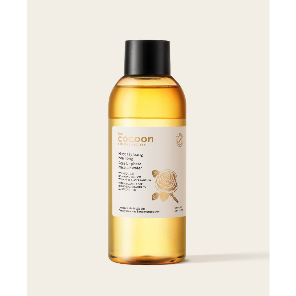 Bigsize - Nước tẩy trang hoa hồng Cocoon tẩy sạch makeup & cấp ẩm 310ml