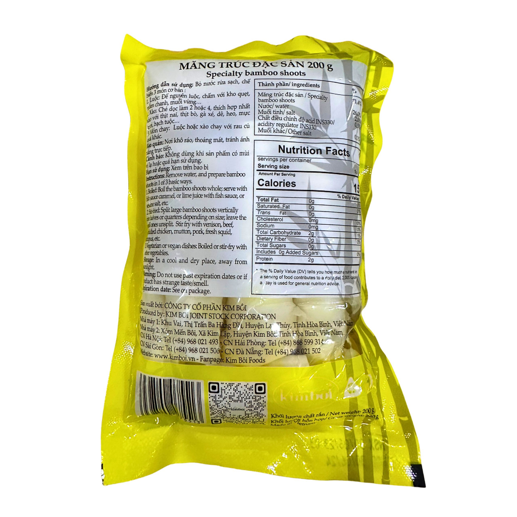 Măng Trúc Đặc Sản Kim Bôi 200g