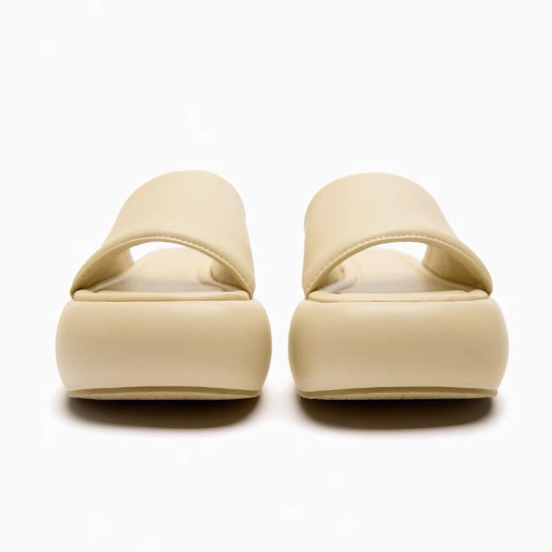 ORDER 🩷 ZR dép quai ngang bánh mì da trơn