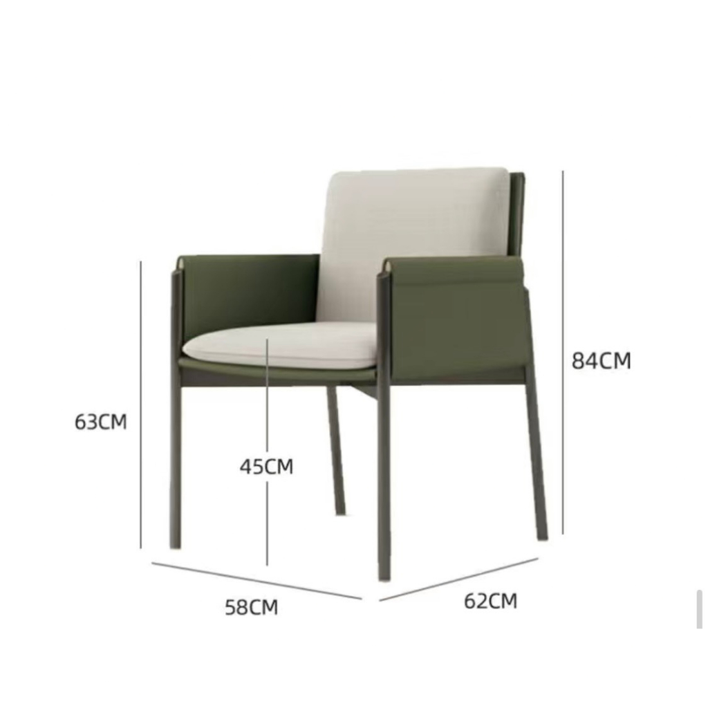 Ghế ăn tựa lưng Châu Âu, ghé văn phòng phong cách tối giản