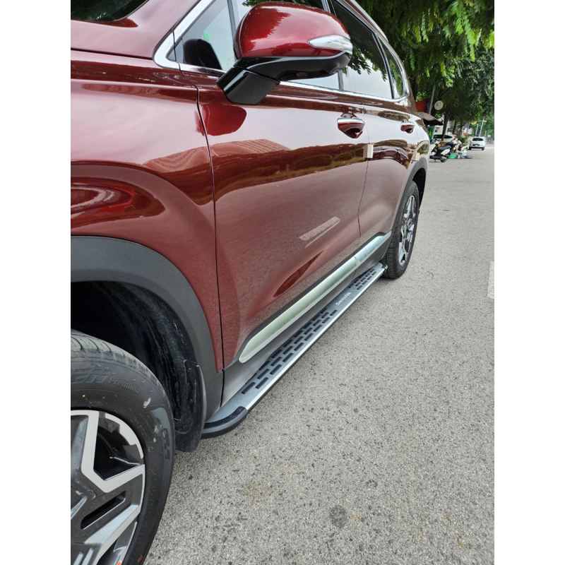 Bậc lên xuống, bệ bước chân cho Huyndai Santafe 2008 - 2012