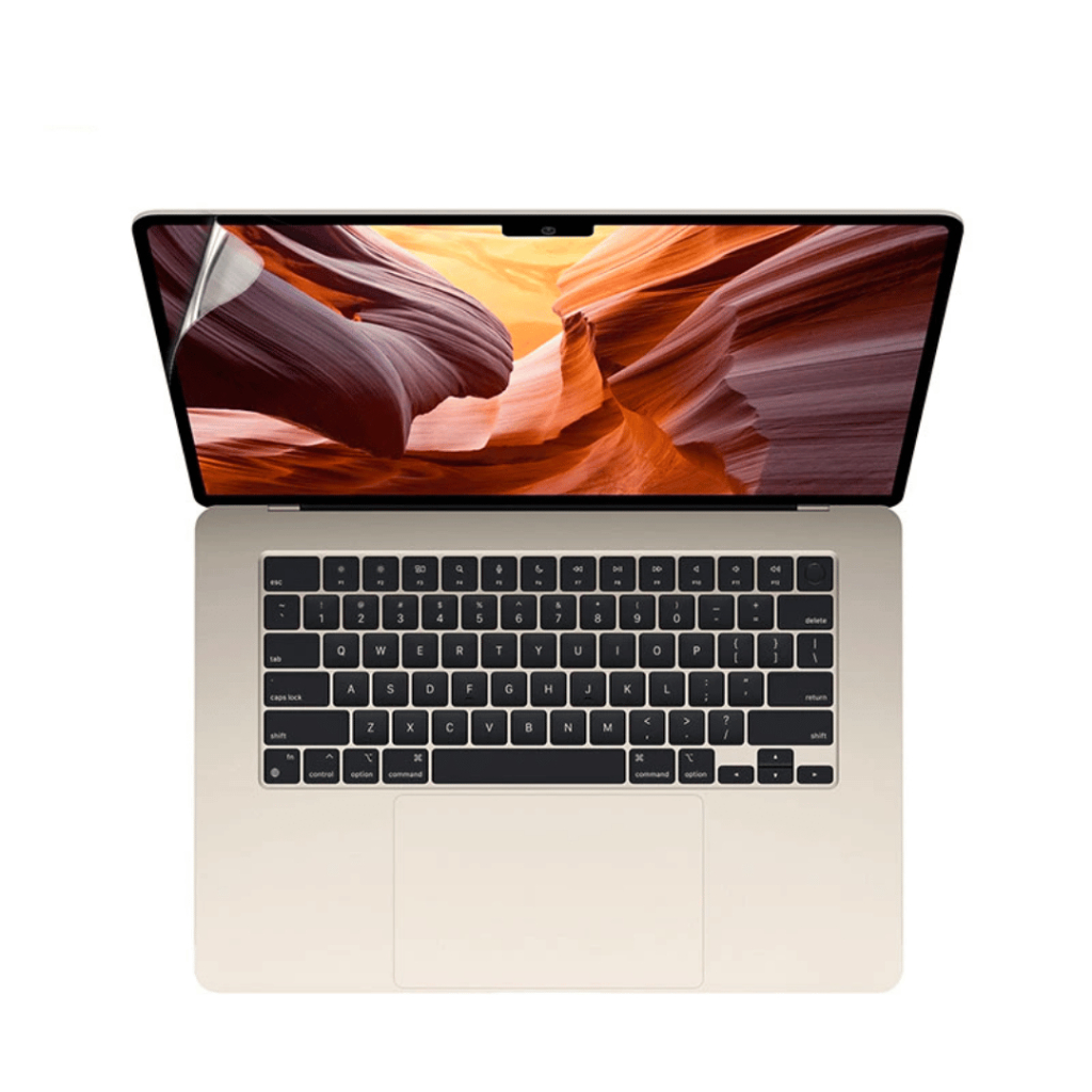 Miếng dán màn hình Macbook Air 15 inch 2023 JCPAL iClara từ tính trong suốt bảo vệ lớp chống loá, chống trầy xước