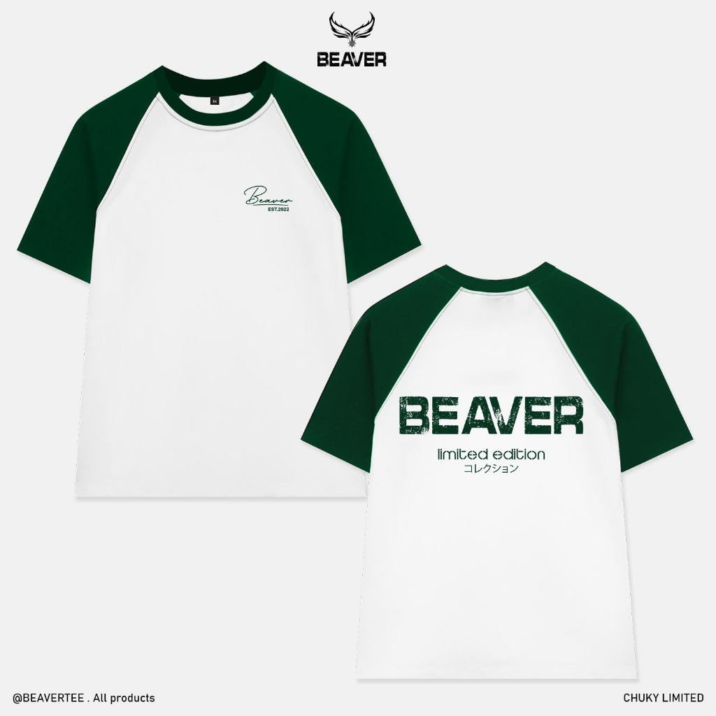 Áo thun RAGLAN CHỮ KÝ LIMITED  Local Brand tay lỡ form rộng nam nữ cotton