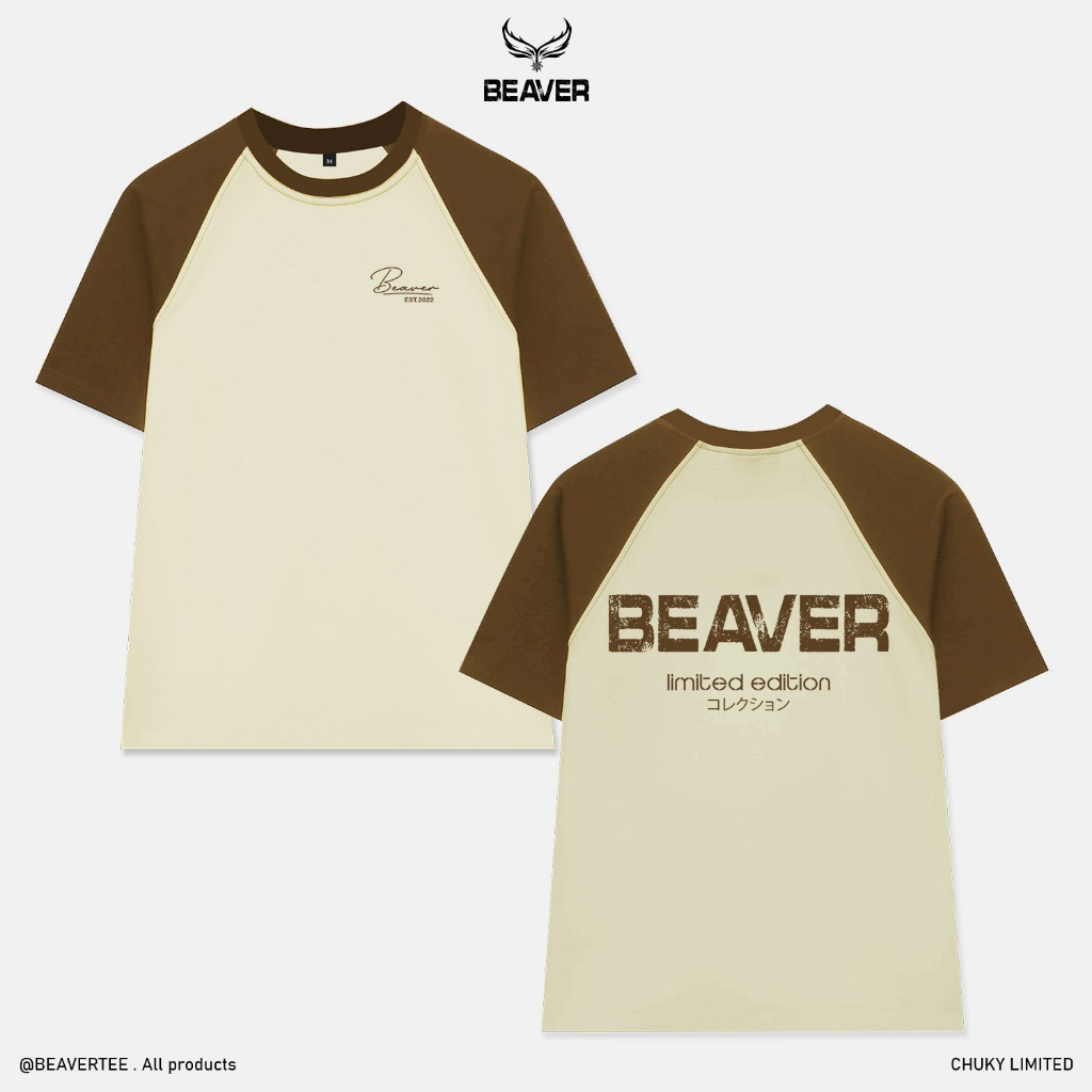 Áo thun RAGLAN CHỮ KÝ LIMITED  Local Brand tay lỡ form rộng nam nữ cotton