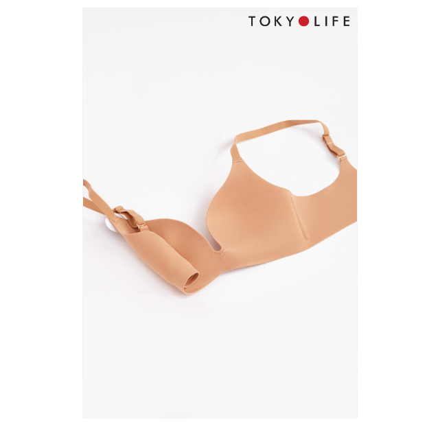 Áo Bra NỮ không gọng nâng ngực siêu nâng ngực êm ái mềm mại thoáng mát sexy TOKYOLIFE S9BRA005K