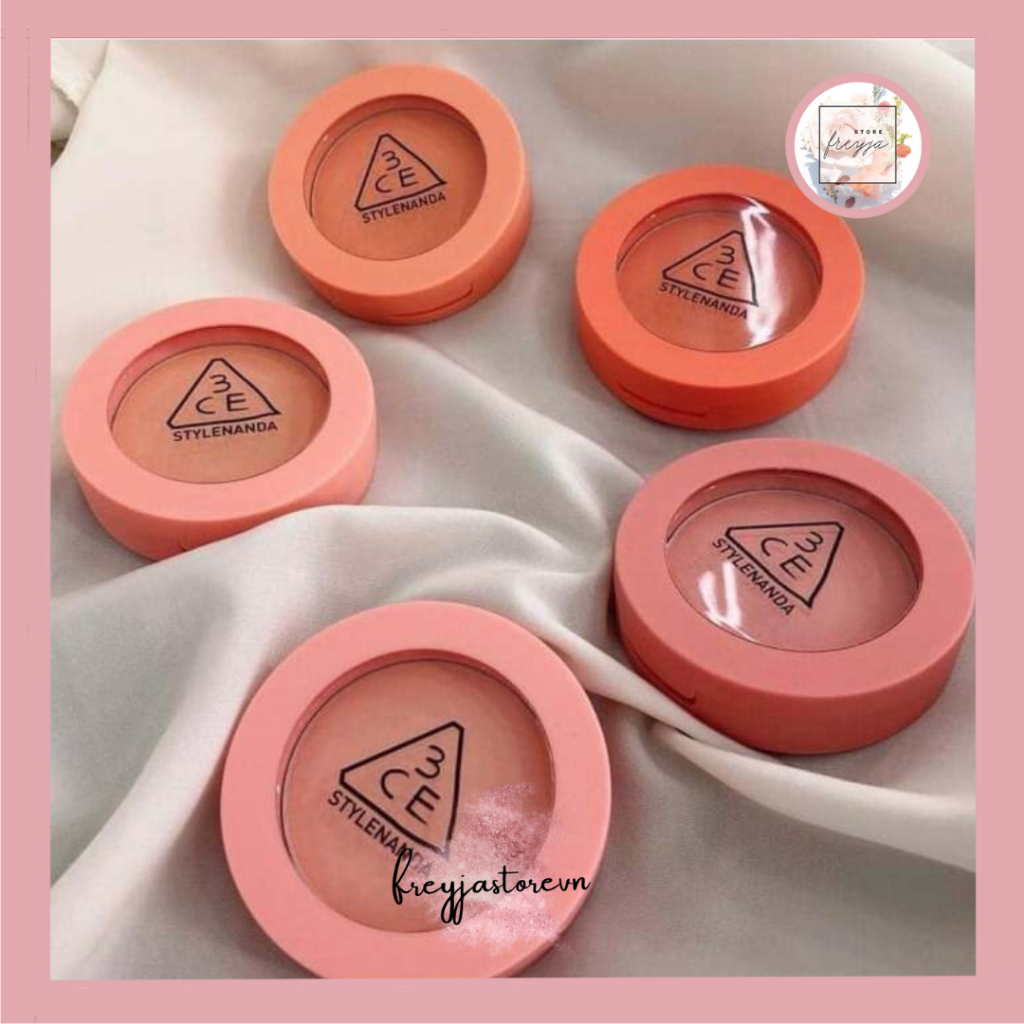 Phấn Má Hồng 3CE Mood Recipe Face Blush Rose Beige - Hồng Cam Đất Baby Siêu Xinh, Trendy,Tươi Tắn Nhưng Vẫn Rất  Tinh Tế