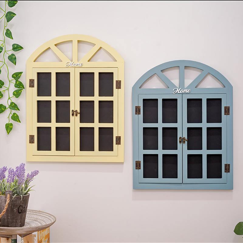 Cửa sổ gỗ decor quán cafe, phòng trà, homestay