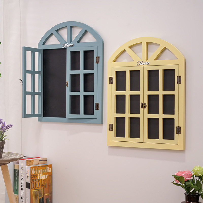 Cửa sổ gỗ decor quán cafe, phòng trà, homestay