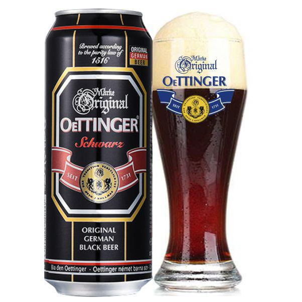 Bia Đen OETTINGER SCHWARZBIER 4.9%