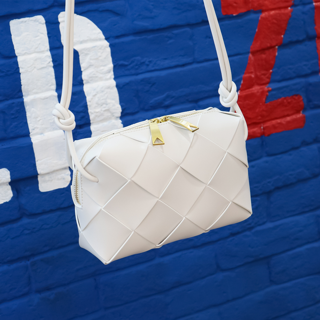 Túi xách Hand Woven Cowhide