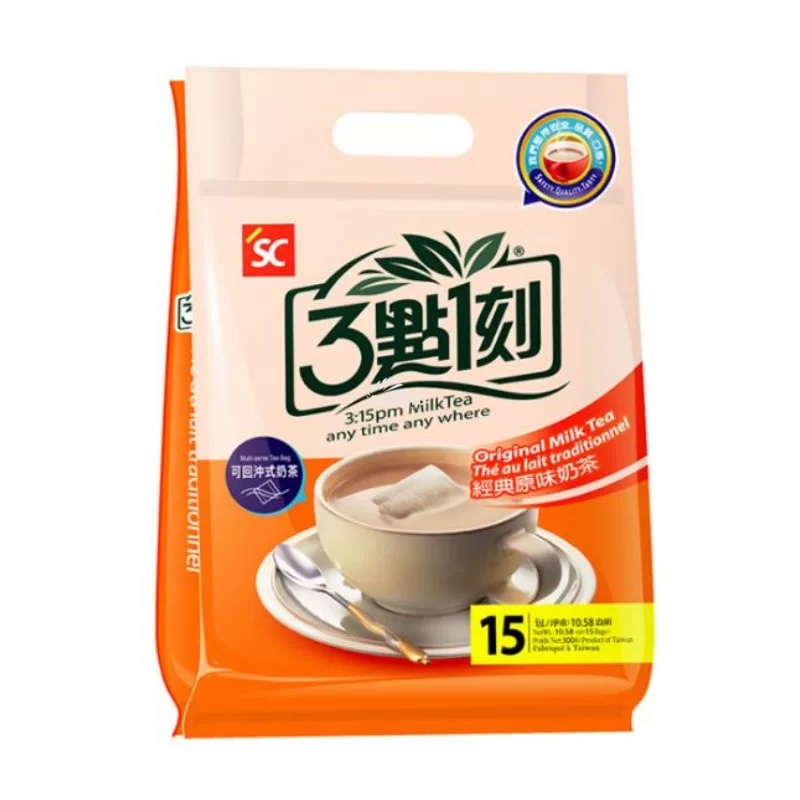 Trà sữa túi lọc Đài Loan 3:15 pm Milk Tea 300g * hộp 15 gói