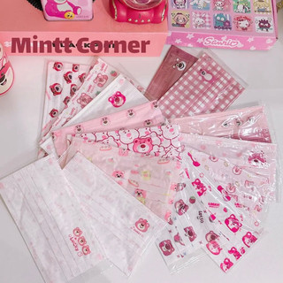Set 10 cái khẩu trang hoạt hình gấu dâu cute
