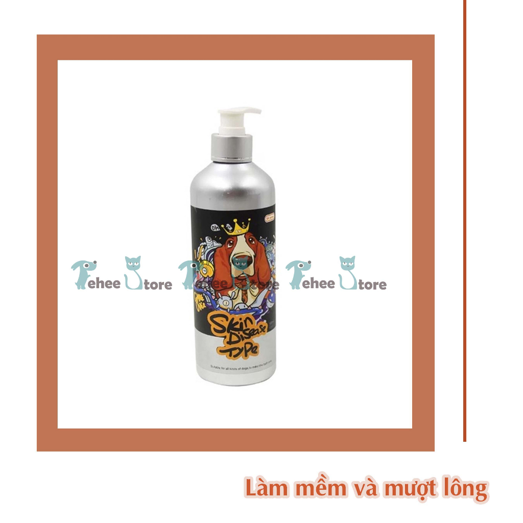 Sữa tắm cho chó Kpet 6k series chai 500ml  siêu lưu hương và mượt lông