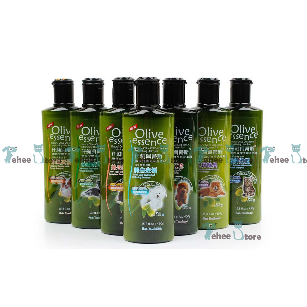 Sữa tắm Olive cho chó mèo mượt lông khử mùi 450ml