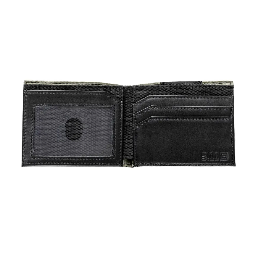 Ví Gấp Đôi Nam Nữ 5.11 TACTICAL BI FOLD 2.0 Nhiều Ngăn Nhỏ Gọn Tiện Lợi Chất Vải Bền Bỉ Có Ngăn Đựng Chìa Khóa Riêng