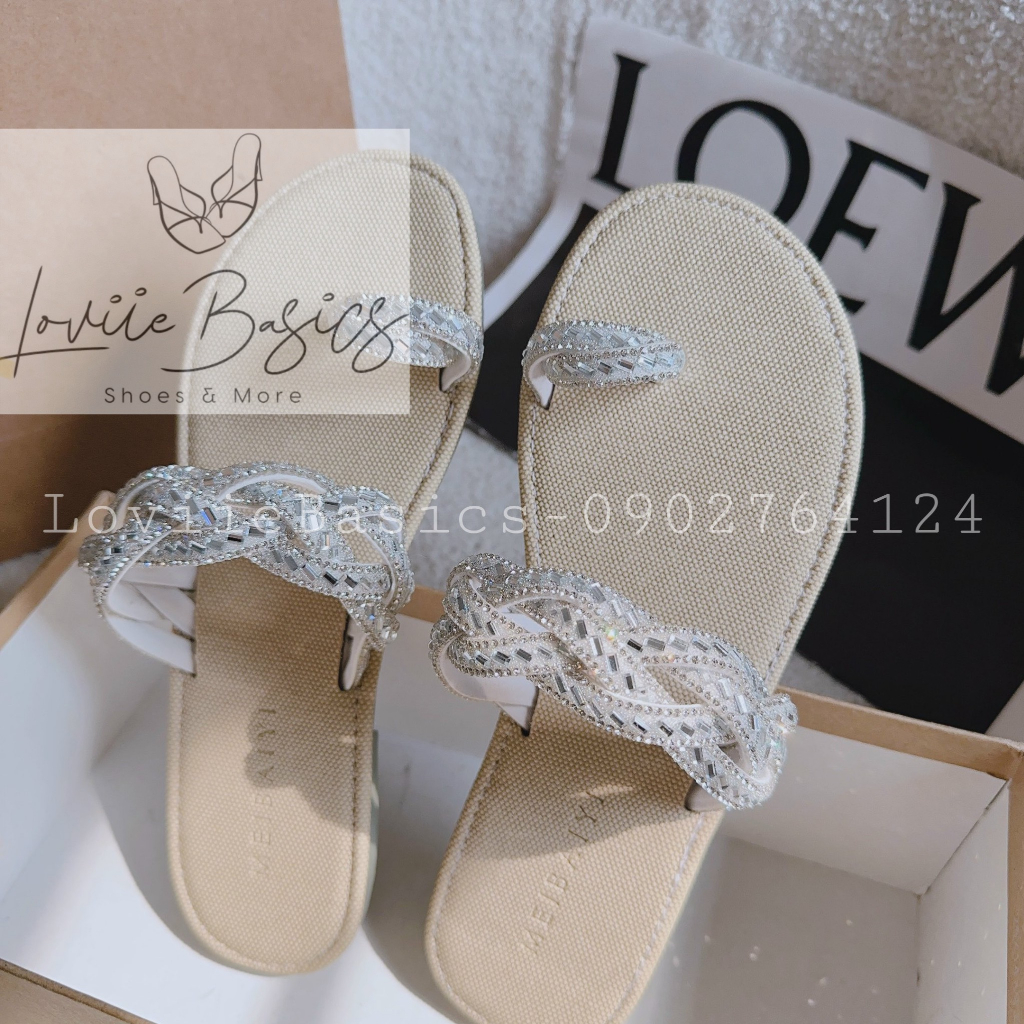 DÉP BỆT LOVIIE BASICS - DÉP NỮ QUAI NGANG XOẮN PHONG CÁCH THỜI TRANG XỎ NGÓN HIỆN ĐẠI D230502