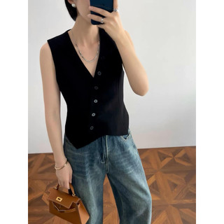 Áo gile cúc chéo ECLIPSE CLOTHING