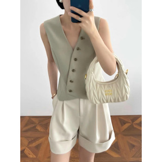 Áo gile cúc chéo ECLIPSE CLOTHING