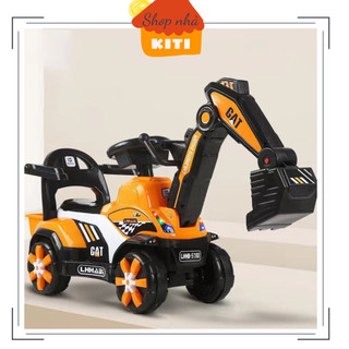 Xe cần cẩu điện loại lớn cho bé trai múc cát -CAT