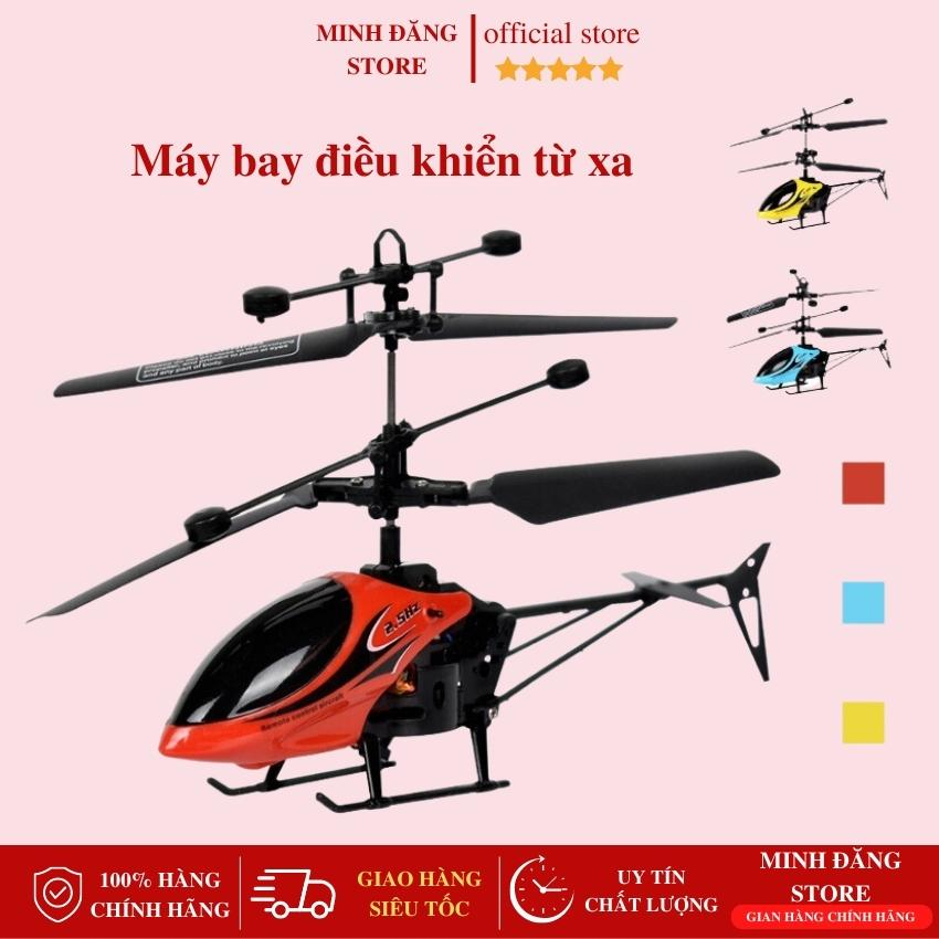 Đồ chơi máy bay trực thăng điều khiển từ xa dành cho bé giúp bé vui chơi vận động phát triển thể chất, máy bay mini điều
