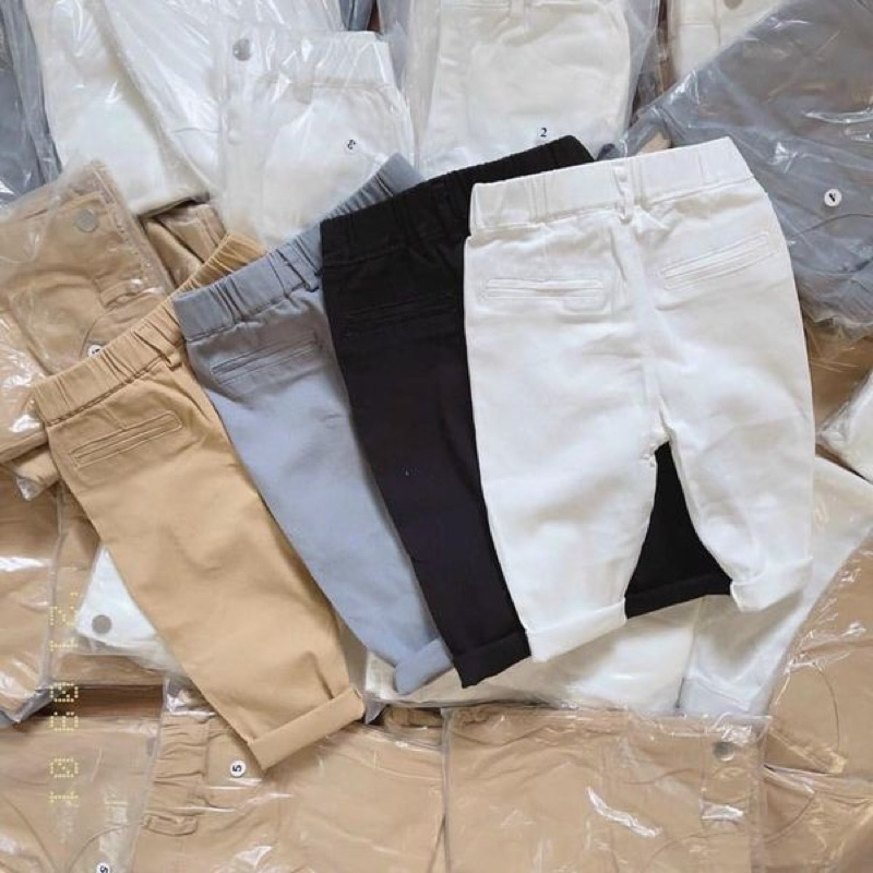 Quần kaki cho bé trai và bé gái-unisex-quần kaki dài