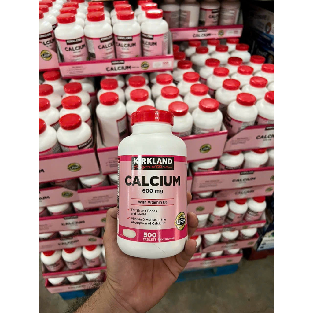 600 viên Calci D3 Kirland của Mỹ