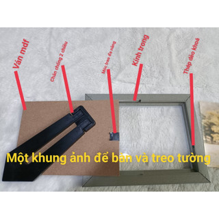 khung ảnh để bàn (13*18)cm .(10*15)cm. (15*21)cm mặt kính hoặc mica