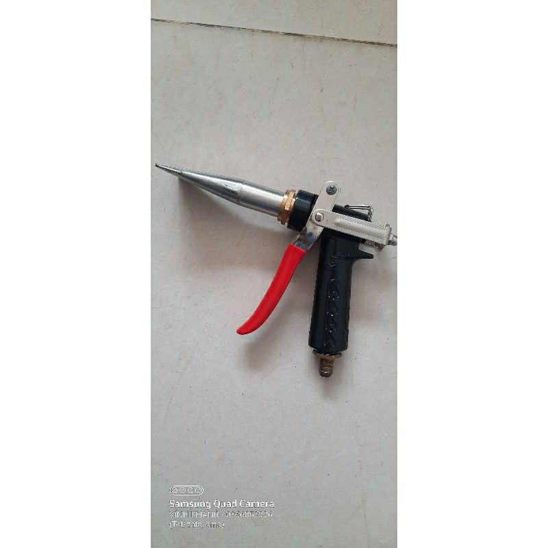 Súng phun bọt tuyết đầu bẹt, súng phun bọt tuyết gắn dây bình bọt