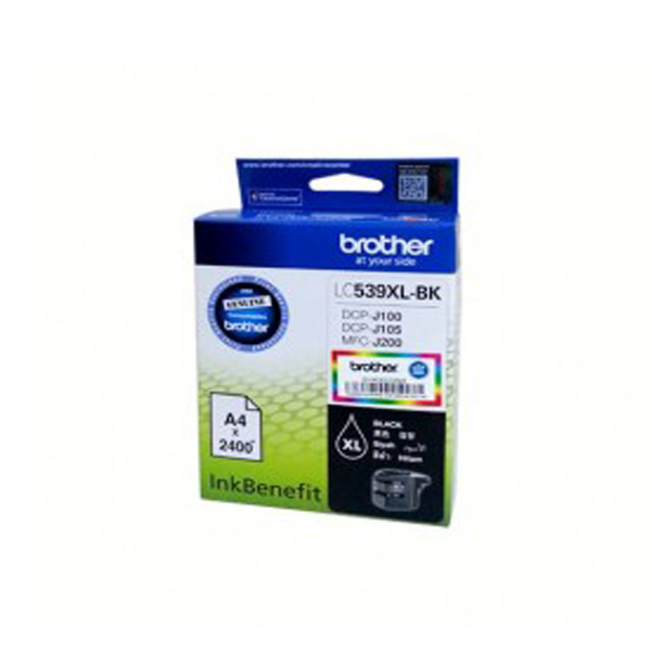 Mực in brother LC 539XL-BK  Dùng cho máy in brother DCP-J100 / J105 / J200 - Hàng Brother Việt Nam