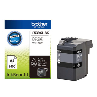 Mực in brother lc 539xl-bk dùng cho máy in brother dcp-j100 / j105 / j200 - hàng brother việt nam