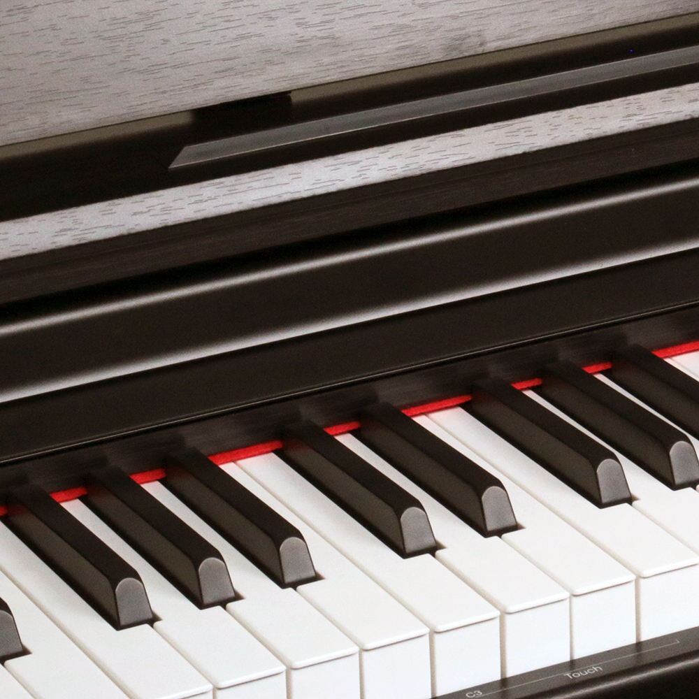 Đàn Piano điện cao cấp, Home Digital Piano - Kzm Kurtzman KS1 Bluetooth - Dáng Upright, Bluetooth 5.0 - Màu nâu đen (DR)